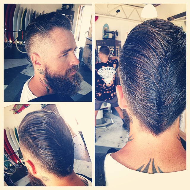 'Twas great to see @randomrhys and Laura yesterday - getting ready for  real soon. All the best guys. ️ Model: @randomrhys Product: Secret  * Note @stinknjim in the new @nativebrand tee