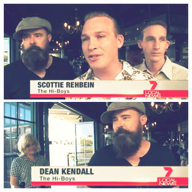 Us on the box the other night #knowyourpublican #thehiboys @thehi_boys @kingbrown_pomade