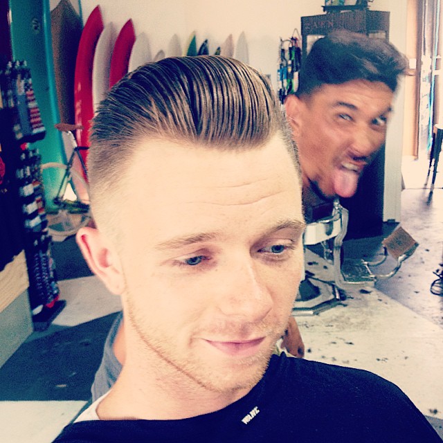 ️ finished with @kingbrown_pomade  by @captainsipsops #barberlife