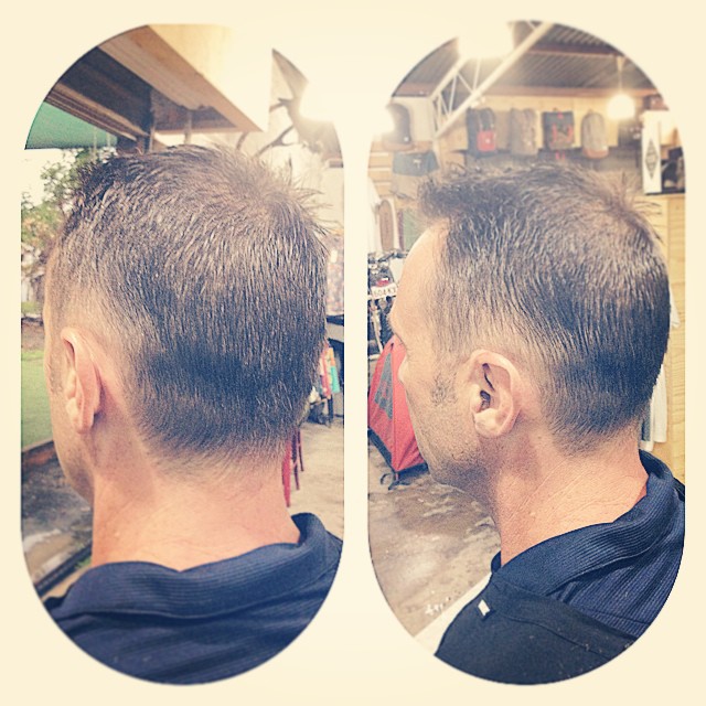 ️️️ #scissorovercomb #noelectricity #taper #oldschool big storm ️ meant #scissorsonly on this one, was fun. #barberlife @captainsipsops @surfnsnipshop