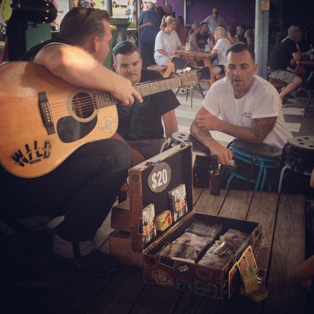 Great to have Daen @kingbrown_pomade and fam here with us tonight yew