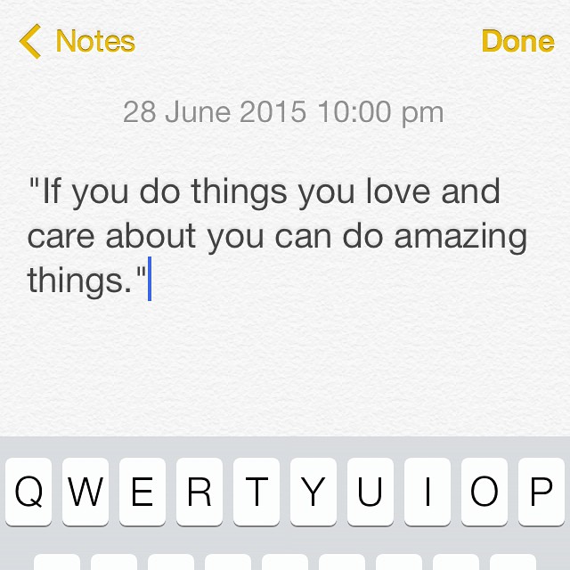 Was listening to Rare Collections on @abcradionational last night. It was either Dare Jennings or Jules Normington (Phantom Records founders) that said they were glad they learned early on that "If you do things you love and care about you can do amazing things."  Sorry I was driving in my noisy car so I'm not sure which founder said this but I've just found the interview is here http://www.abc.net.au/radionational/programs/rarecollections/2015-06-28/6572056 #totalwebformula