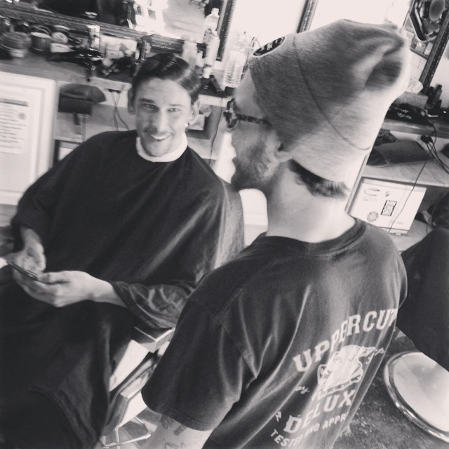 @captainsipsops @stinknjim #captainsipsops #happiness #barberlife