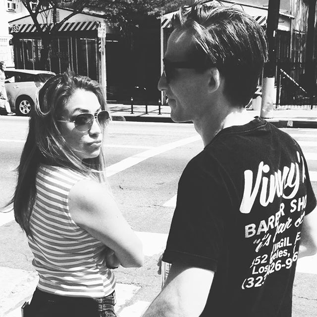 #flashback to April  @penny64lane @scottierehbein @thehi_boys #thehiboysus @vinnys_barbershop #LA