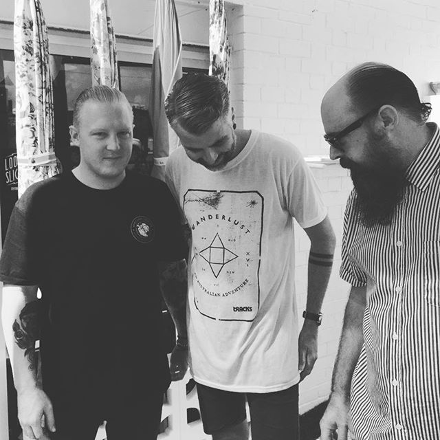 Checking the new boots @tyler_hingbones @brockdharris n me #blundstoneaustralia #captainsipsops #thomassurfboards